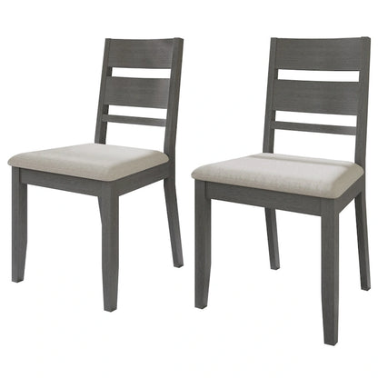 CraftPorch Elegant Wooden Dining Chairs (Set of 2) - N/A