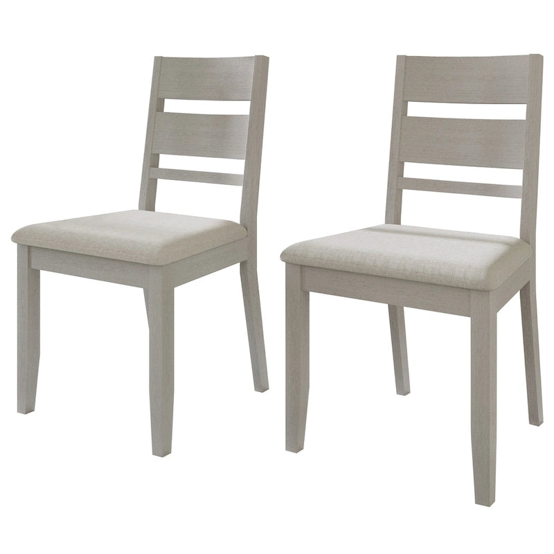 CraftPorch Elegant Wooden Dining Chairs (Set of 2) - N/A
