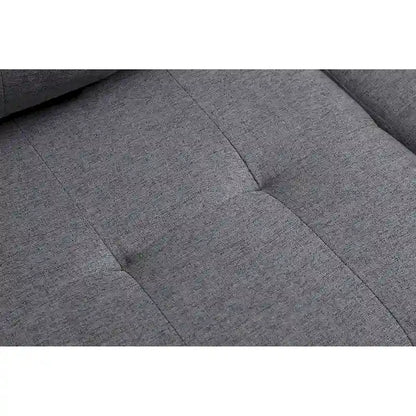 Living room sofa with convertible chaise longue