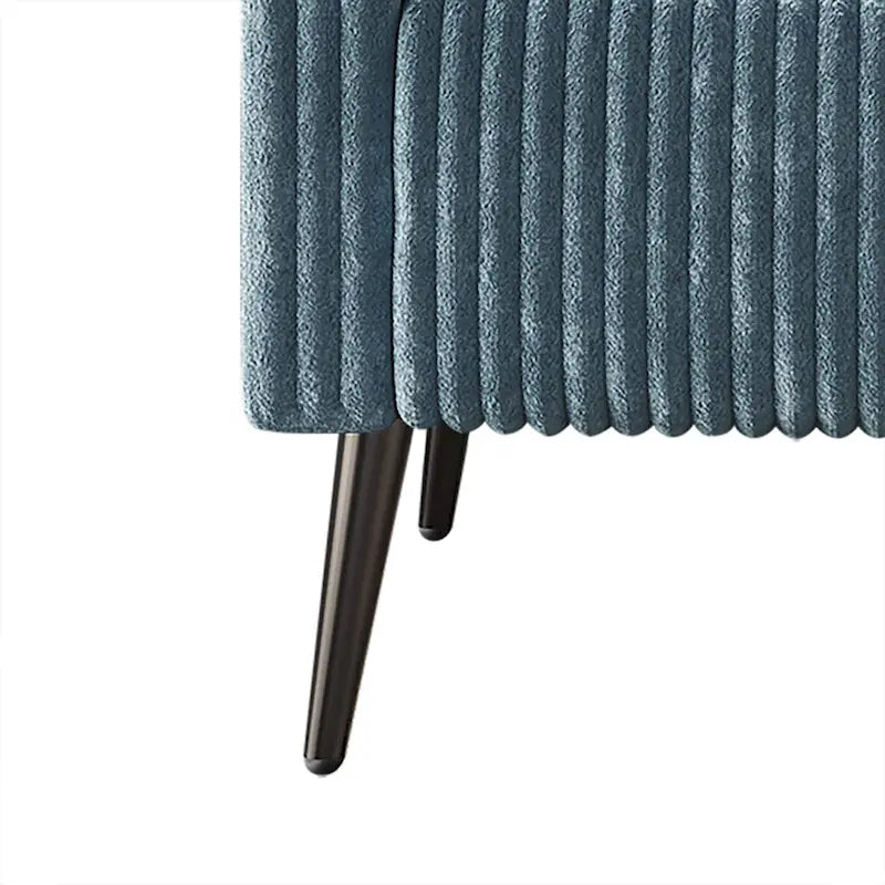 CraftPorch Corduroy Modern and Glamorous Velvet Upholstered 3-Piece Living Room Set