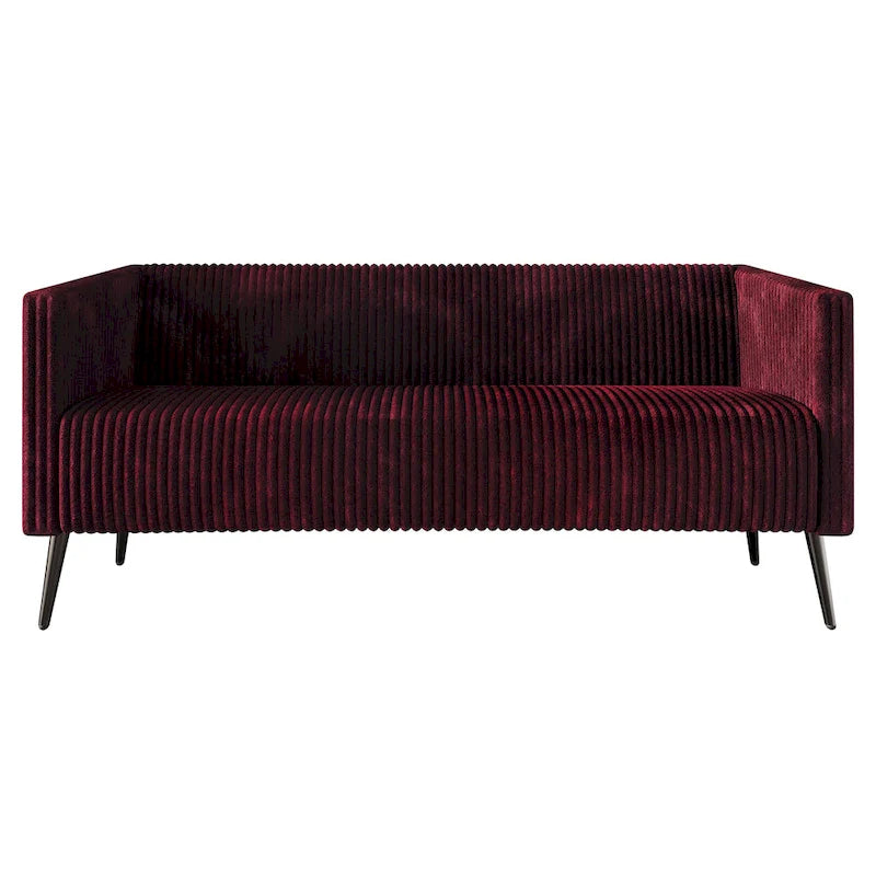 CraftPorch Corduroy Modern and Glamorous Velvet Upholstered 3-Piece Living Room Set