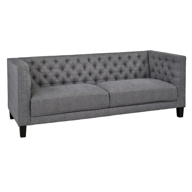 Lifestorey Modern Chesterfield Back Sofa