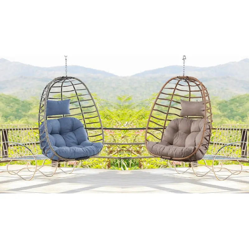 Indoor & Outdoor Foldable Hanging Egg Chair Without Stand