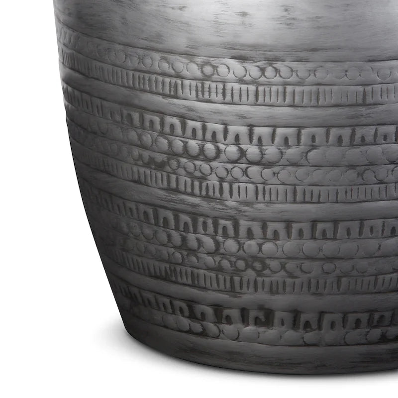 WYNDENHALL Jean 15  Wide Tribal Pattern Metal Accent Table & Assembled - 15 w x 15  d x 20  h