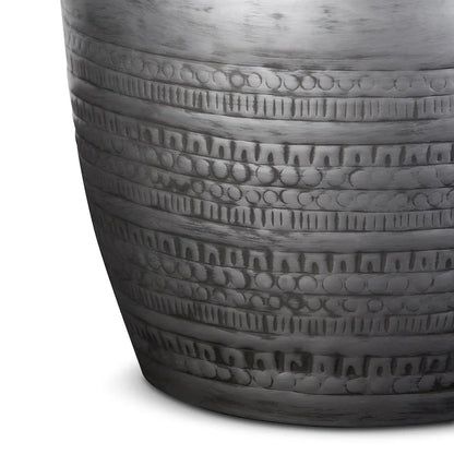 WYNDENHALL Jean 15  Wide Tribal Pattern Metal Accent Table & Assembled - 15 w x 15  d x 20  h