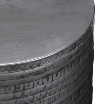 WYNDENHALL Jean 15  Wide Tribal Pattern Metal Accent Table & Assembled - 15 w x 15  d x 20  h