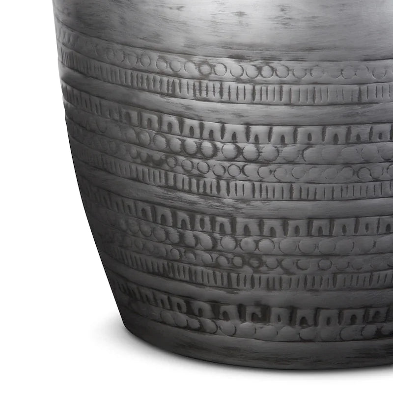 WYNDENHALL Jean 15  Wide Tribal Pattern Metal Accent Table & Assembled - 15 w x 15  d x 20  h