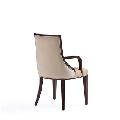 Manhattan Comfort Grand Faux Leather Dining Armchair