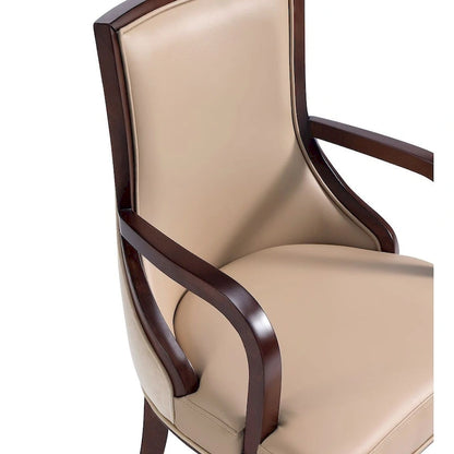 Manhattan Comfort Grand Faux Leather Dining Armchair