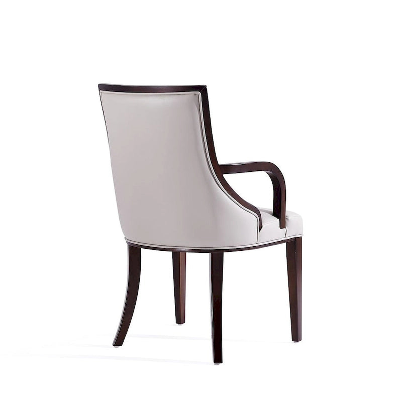 Manhattan Comfort Grand Faux Leather Dining Armchair