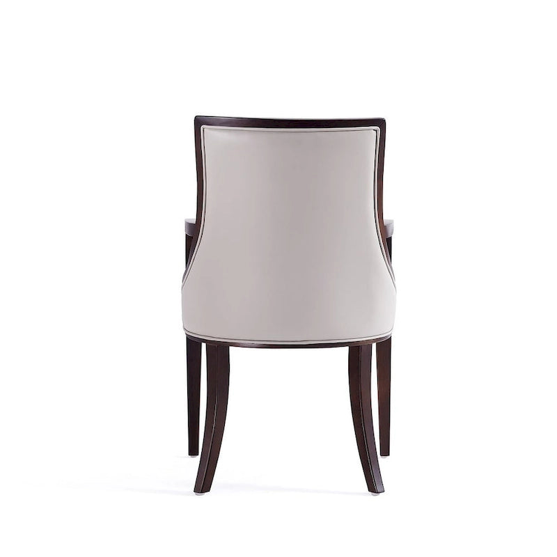 Manhattan Comfort Grand Faux Leather Dining Armchair