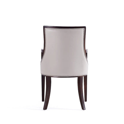 Manhattan Comfort Grand Faux Leather Dining Armchair