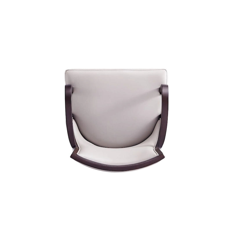 Manhattan Comfort Grand Faux Leather Dining Armchair