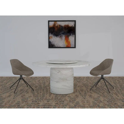 60  Marble Dining Table - option for  Lazy Susan  available