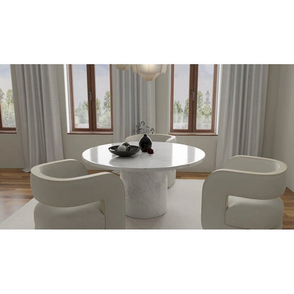 60  Marble Dining Table - option for  Lazy Susan  available