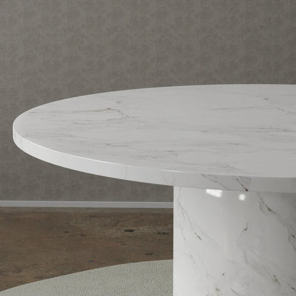 60  Marble Dining Table - option for  Lazy Susan  available