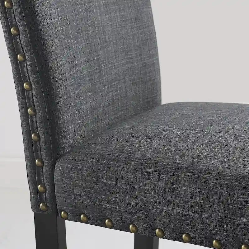 Roundhill Furniture Amisos 6-Piece Dining Set, Hairpin Dining Table with 4 Chairs and Upholstery Bench