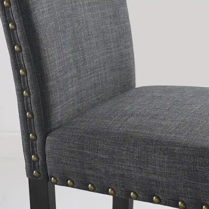 Roundhill Furniture Amisos 6-Piece Dining Set, Hairpin Dining Table with 4 Chairs and Upholstery Bench