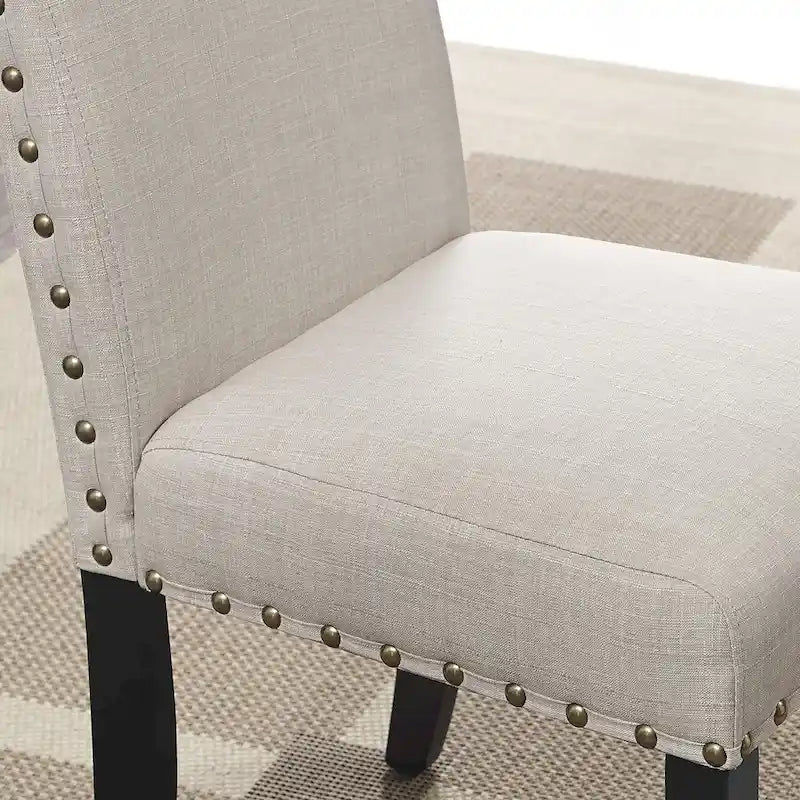 Roundhill Furniture Amisos 6-Piece Dining Set, Hairpin Dining Table with 4 Chairs and Upholstery Bench