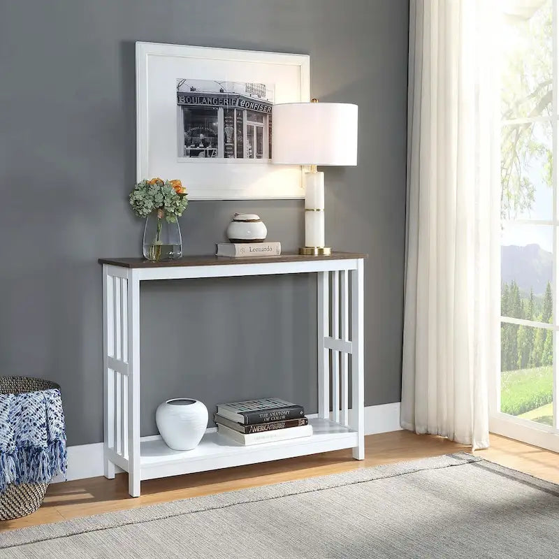 Convenience Concepts Mission Console Table with Shelf