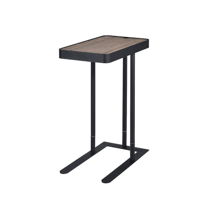 Schofield Industrial 20-inch Metal C-Shape Slide-open Top Side Table by Furniture of America