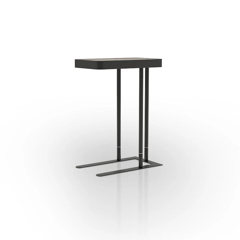 Schofield Industrial 20-inch Metal C-Shape Slide-open Top Side Table by Furniture of America