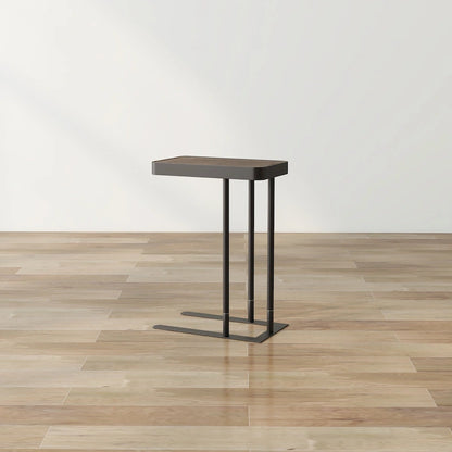 Schofield Industrial 20-inch Metal C-Shape Slide-open Top Side Table by Furniture of America