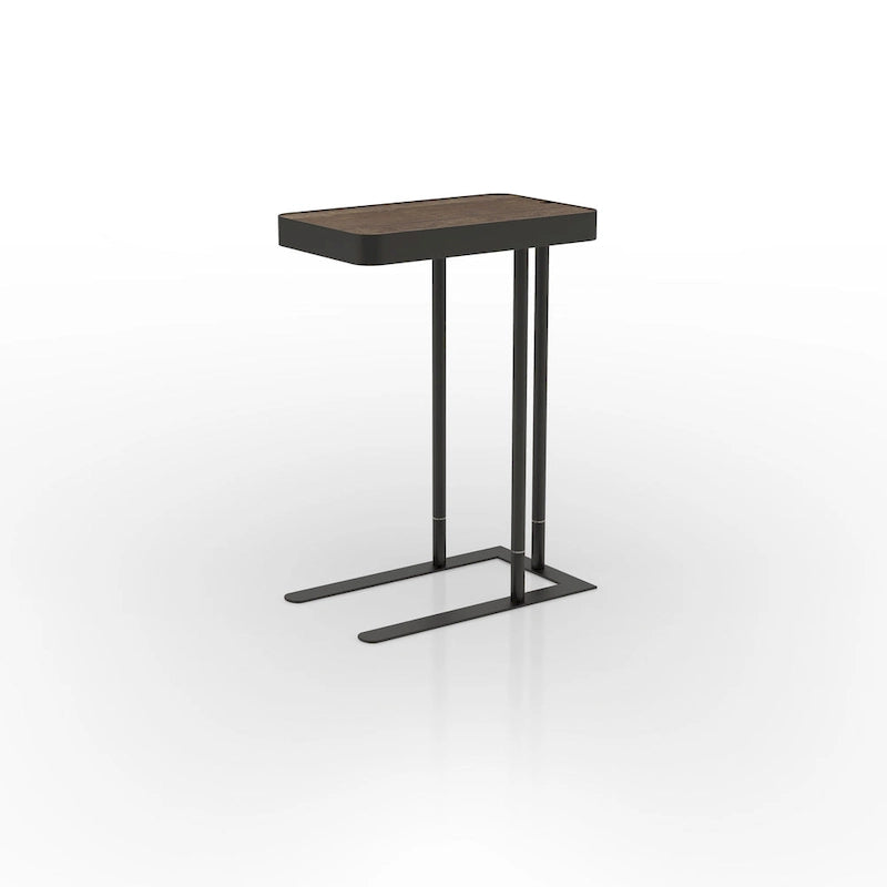 Schofield Industrial 20-inch Metal C-Shape Slide-open Top Side Table by Furniture of America