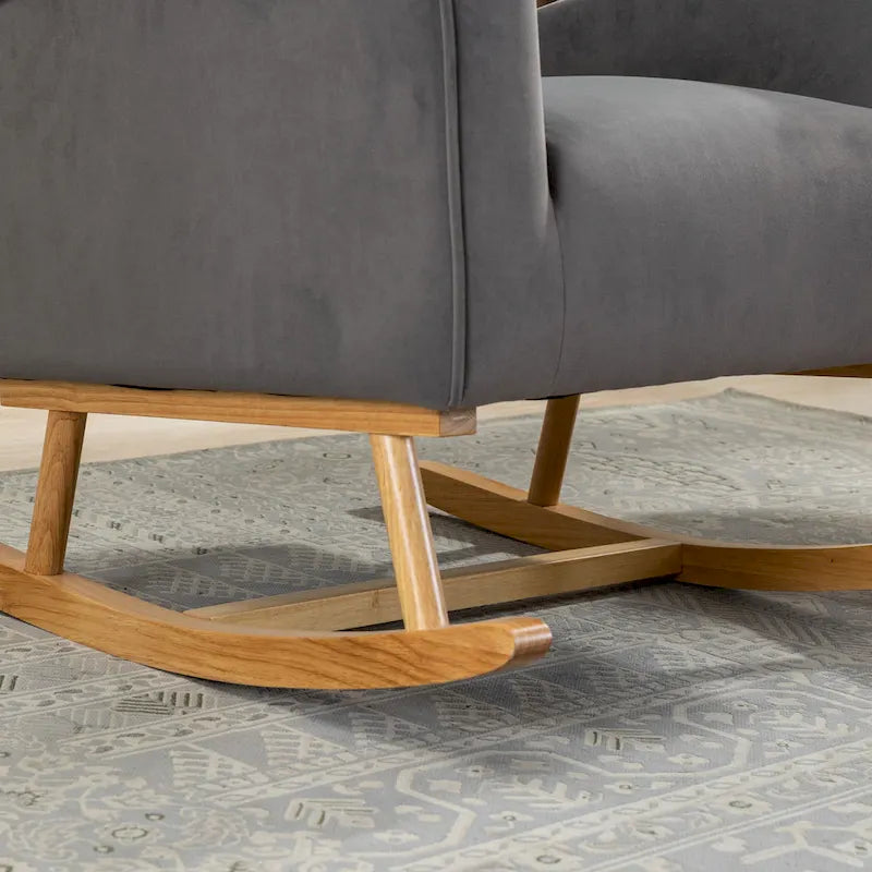 Tufted Rocking Chair Single Sofa Accent Rocker