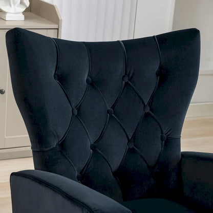 Tufted Rocking Chair Single Sofa Accent Rocker