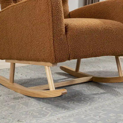 Tufted Rocking Chair Single Sofa Accent Rocker