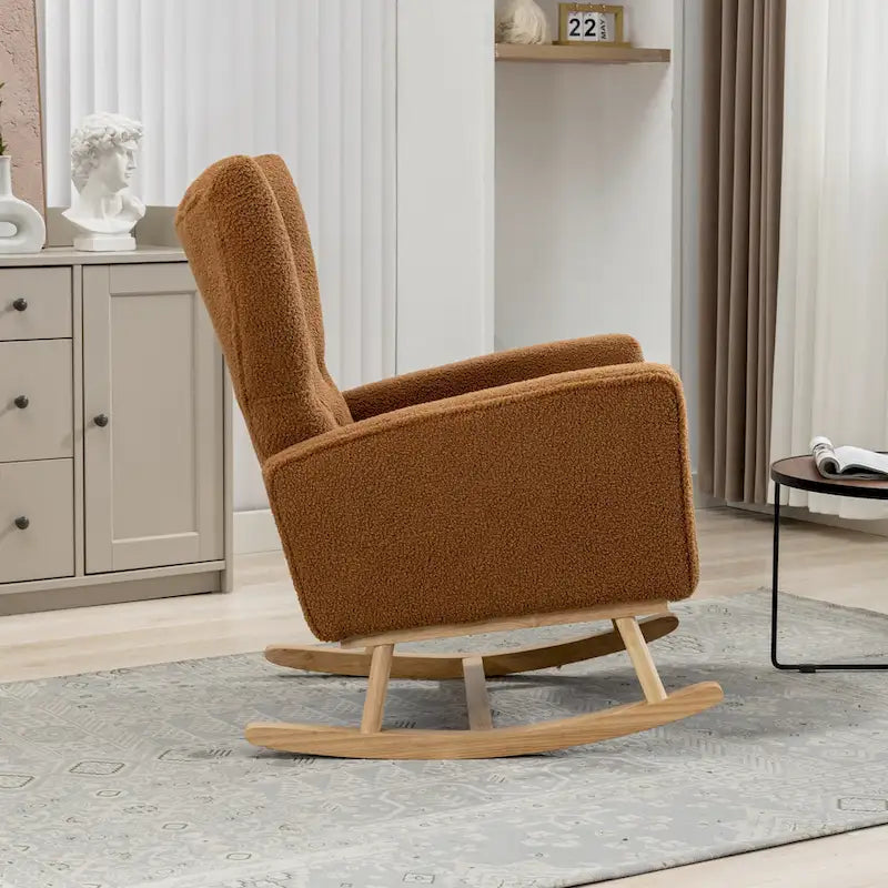 Tufted Rocking Chair Single Sofa Accent Rocker