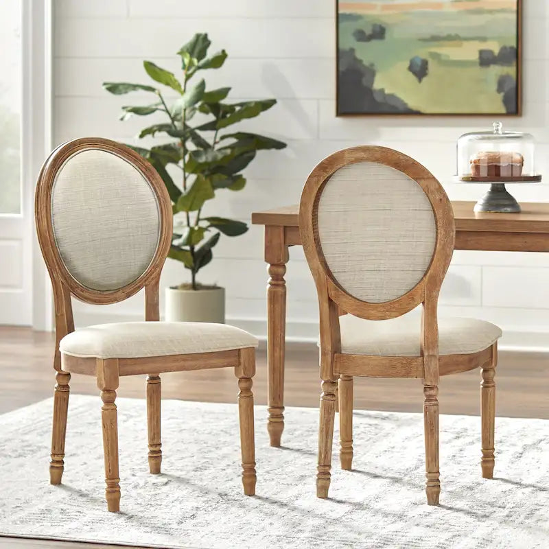 Lifestorey Toscana Solid Wood Dining Chair (Set of 2)
