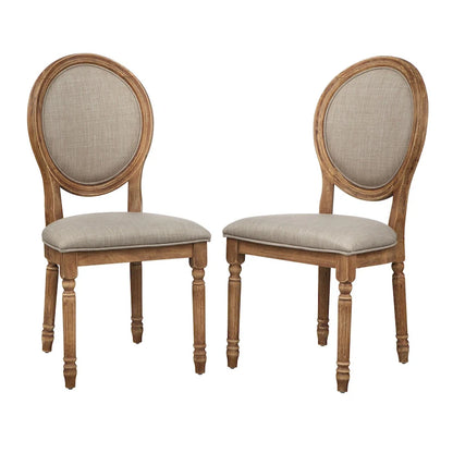 Lifestorey Toscana Solid Wood Dining Chair (Set of 2)