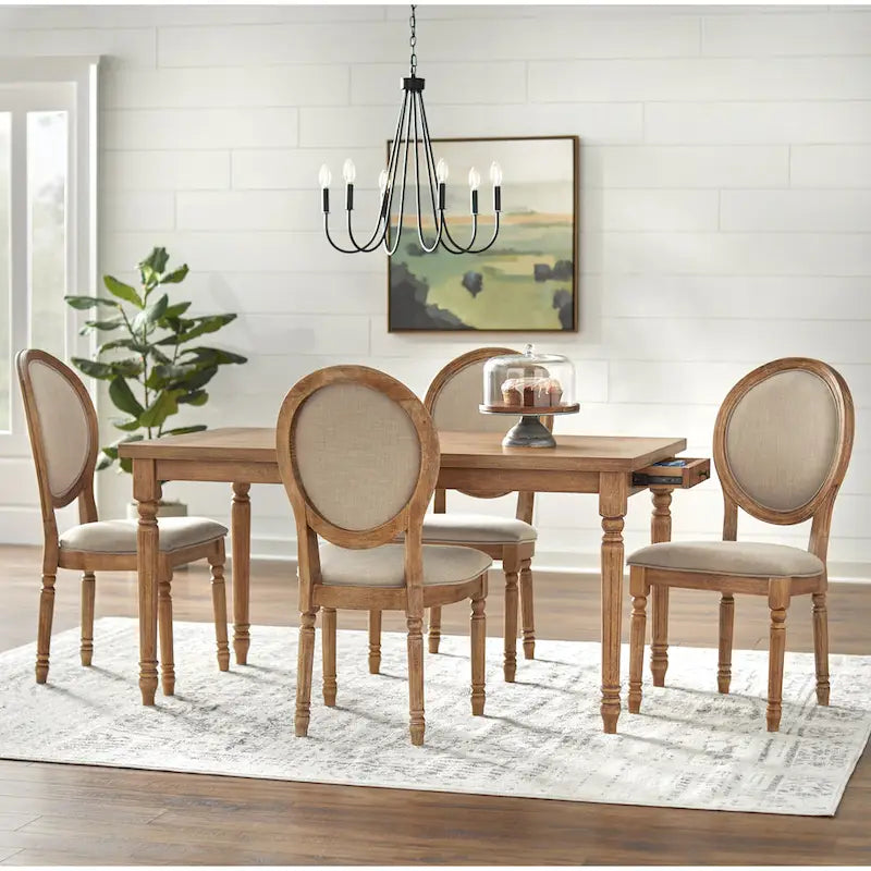 Lifestorey Toscana Solid Wood Dining Chair (Set of 2)