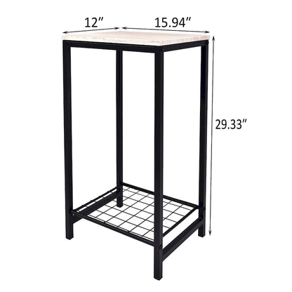 2-Tier End Table for Living Room