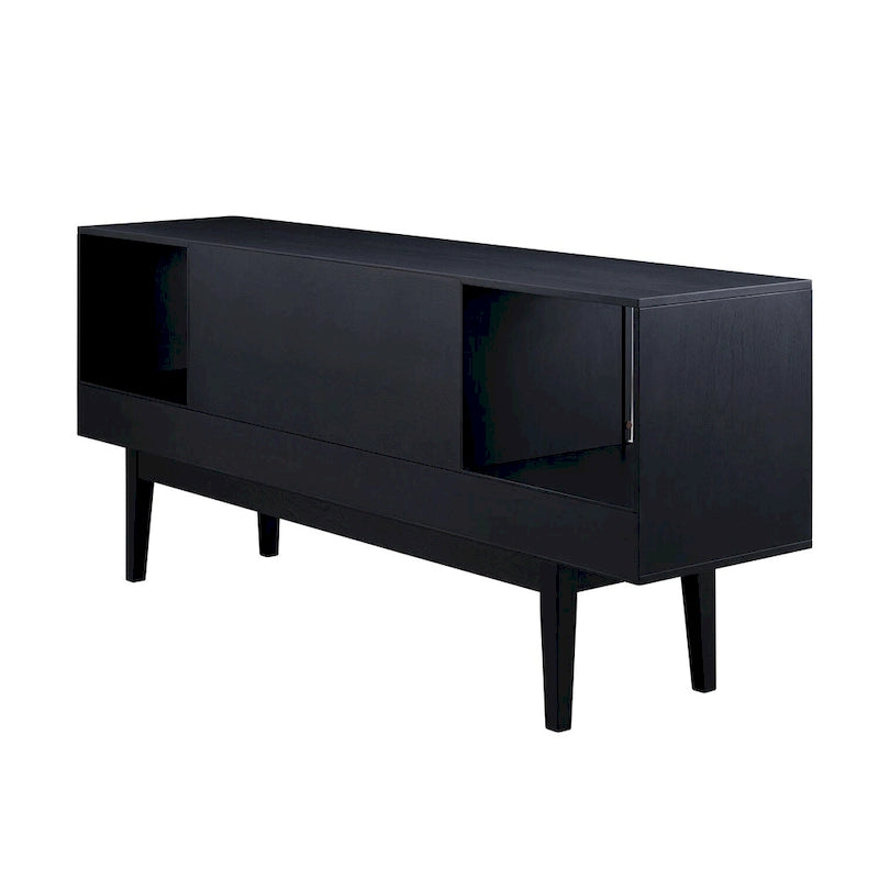 SEI Furniture Mid-century Modern TV Stand Media Console for TV's up to 68