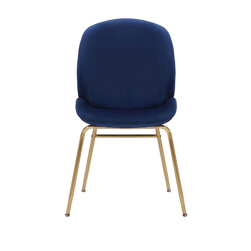 Porthos Home Cace Velvet Gold Leg Dining Chair