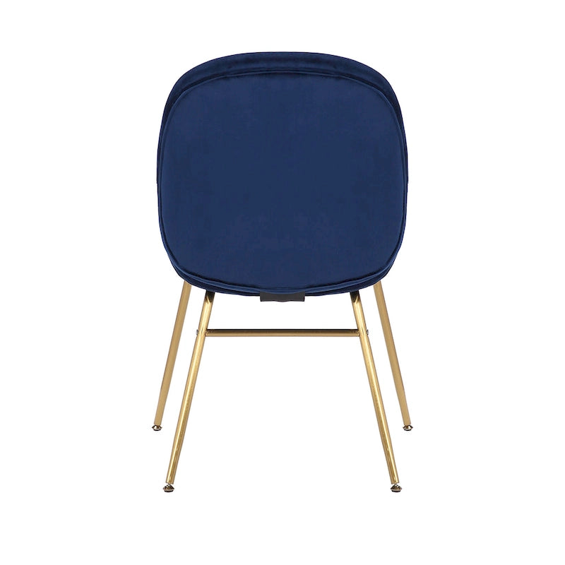 Porthos Home Cace Velvet Gold Leg Dining Chair