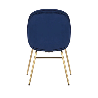 Porthos Home Cace Velvet Gold Leg Dining Chair