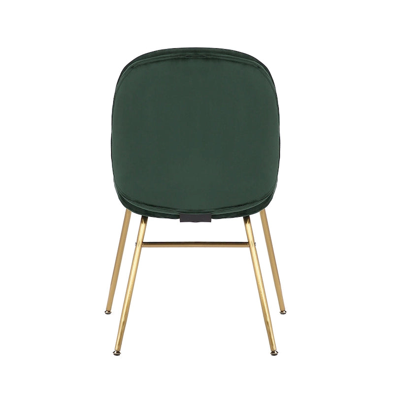 Porthos Home Cace Velvet Gold Leg Dining Chair
