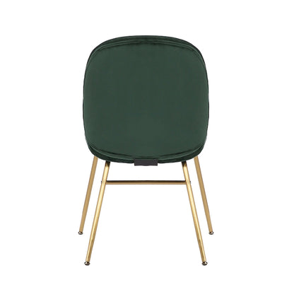 Porthos Home Cace Velvet Gold Leg Dining Chair