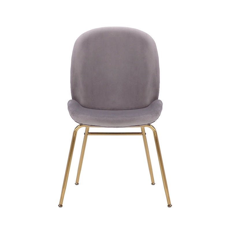 Porthos Home Cace Velvet Gold Leg Dining Chair