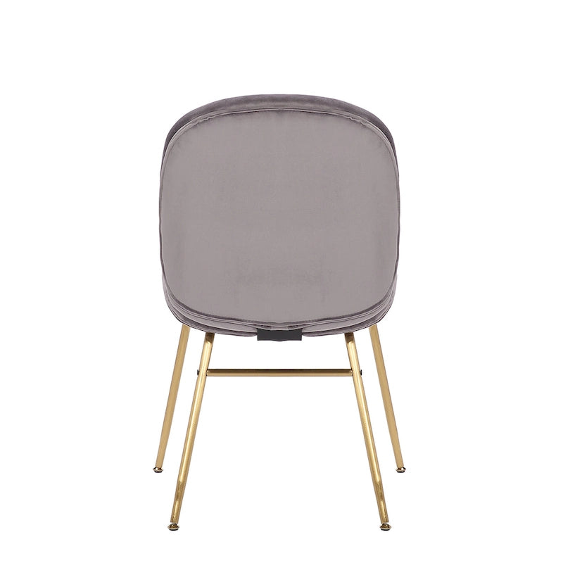 Porthos Home Cace Velvet Gold Leg Dining Chair
