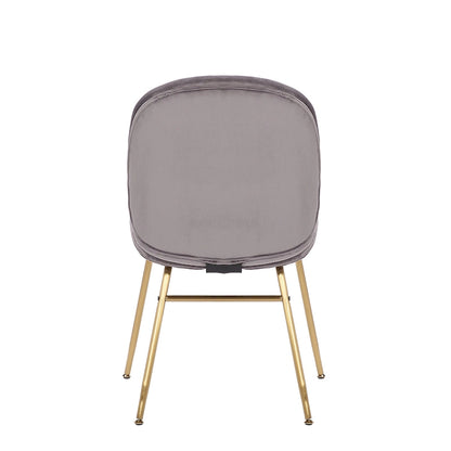 Porthos Home Cace Velvet Gold Leg Dining Chair