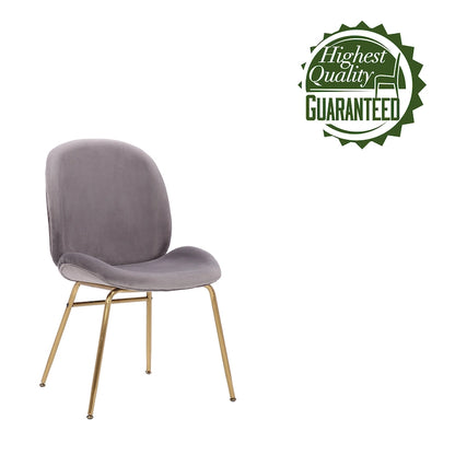 Porthos Home Cace Velvet Gold Leg Dining Chair