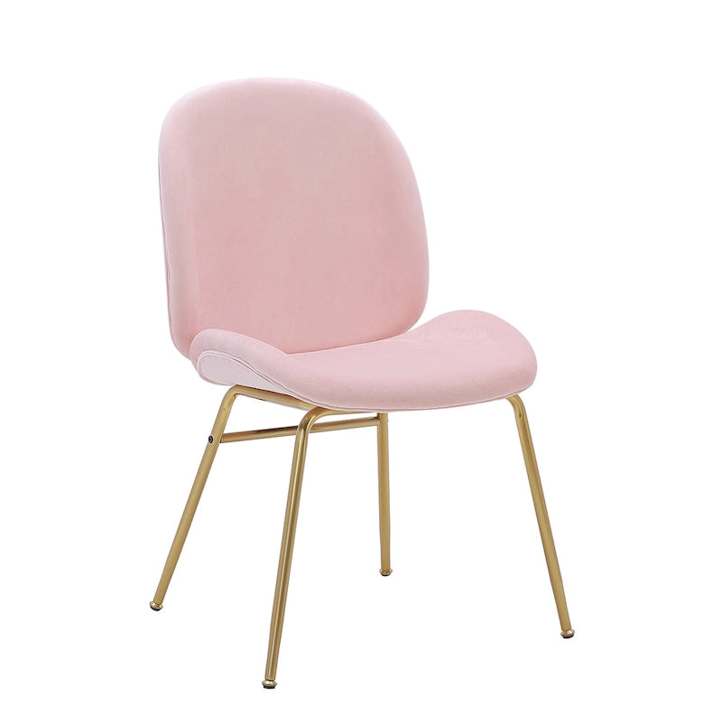 Porthos Home Cace Velvet Gold Leg Dining Chair