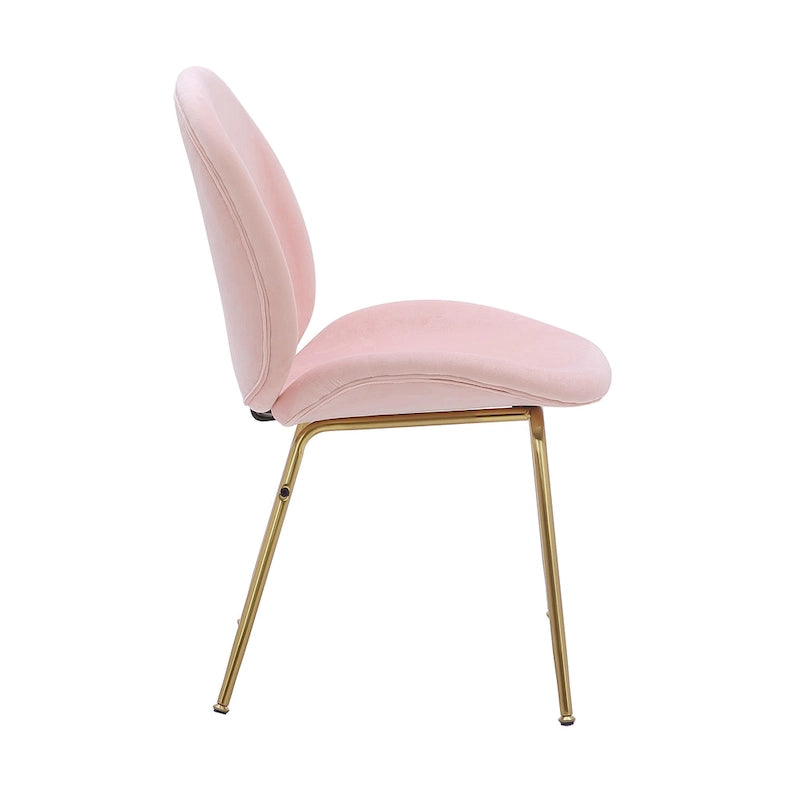 Porthos Home Cace Velvet Gold Leg Dining Chair