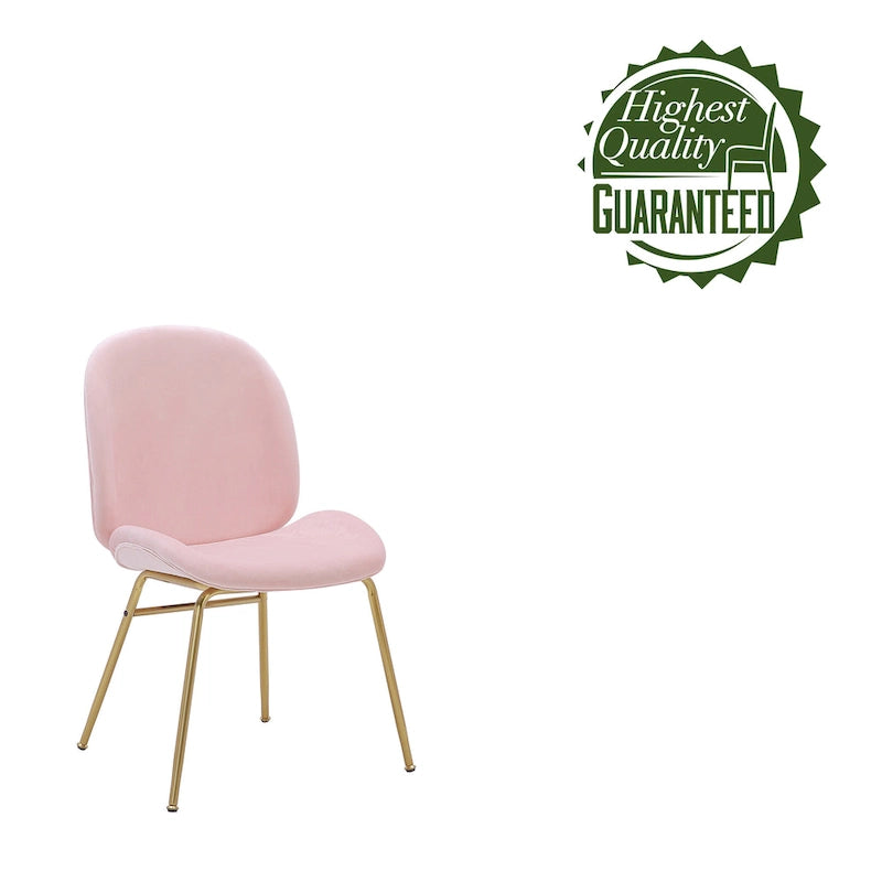 Porthos Home Cace Velvet Gold Leg Dining Chair