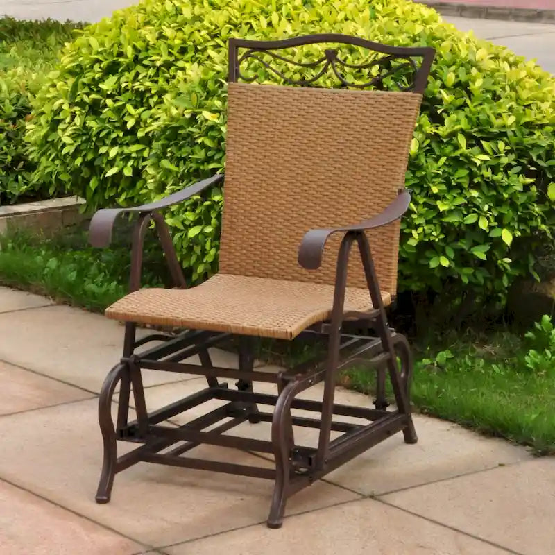 Valencia Resin Wicker Glider Chair